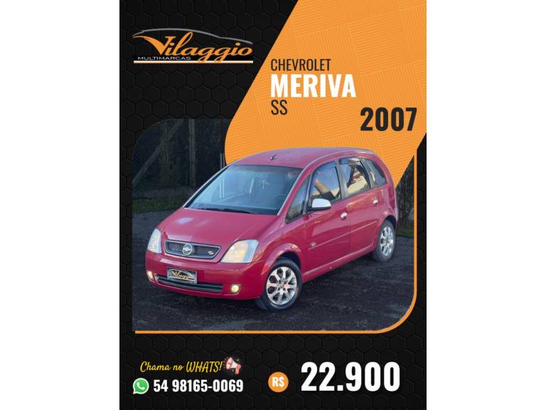 CHEVROLET - MERIVA - 2006/2007 - Vermelha - R$ 22.900,00