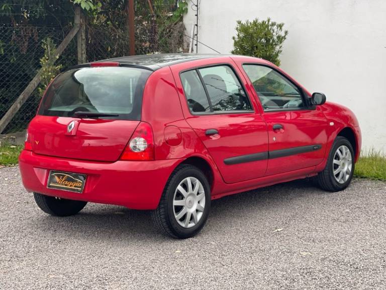 RENAULT - CLIO - 2008/2009 - Vermelha - R$ 22.900,00