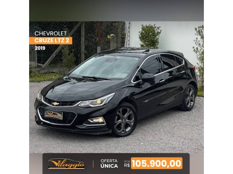 CHEVROLET - CRUZE - 2018/2019 - Preta - R$ 105.900,00