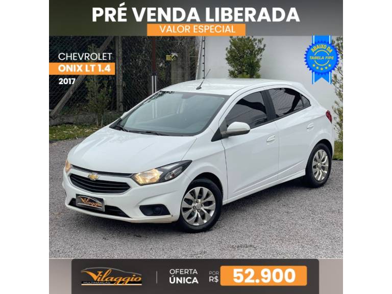 CHEVROLET - ONIX - 2017/2017 - Branca - R$ 52.900,00