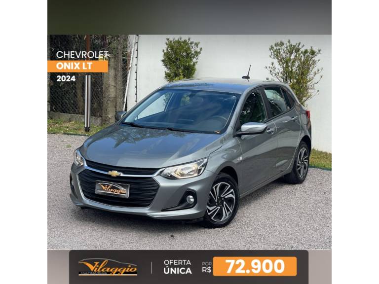 CHEVROLET - ONIX - 2023/2024 - Prata - R$ 72.900,00