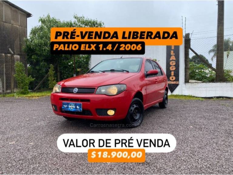 FIAT - PALIO - 2006/2006 - Vermelha - R$ 18.900,00