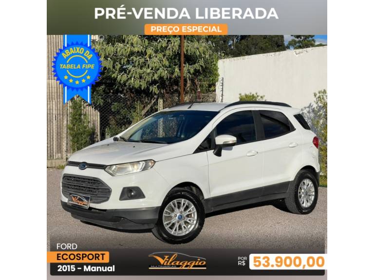 FORD - ECOSPORT - 2015/2015 - Branca - R$ 53.900,00