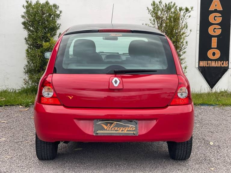 RENAULT - CLIO - 2008/2009 - Vermelha - R$ 22.900,00