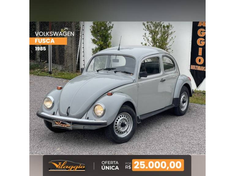 VOLKSWAGEN - FUSCA - 1985/1985 - Cinza - R$ 25.000,00