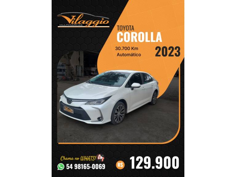TOYOTA - COROLLA - 2023/2023 - Branca - R$ 129.900,00