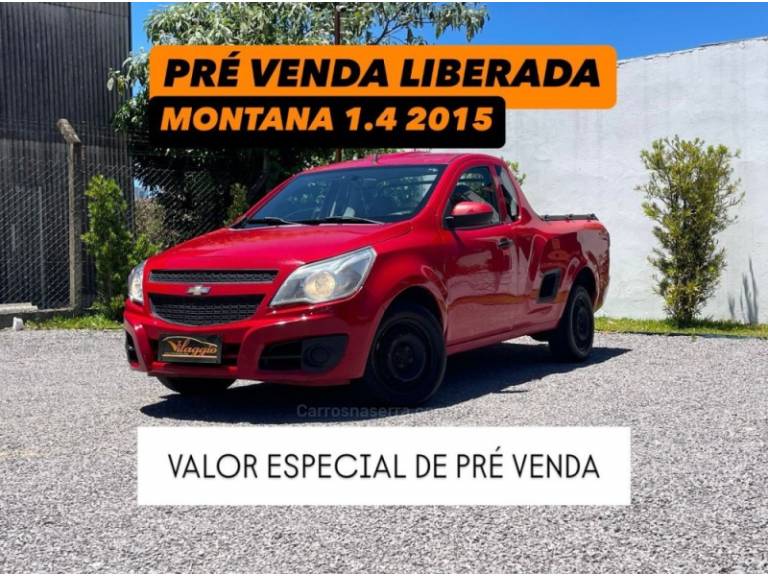 CHEVROLET - MONTANA - 2015/2015 - Vermelha - R$ 34.900,00