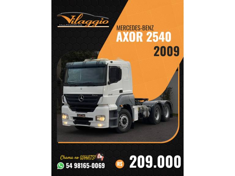 MERCEDES-BENZ - AXOR 2540 - 2009/2009 - Branca - R$ 209.000,00