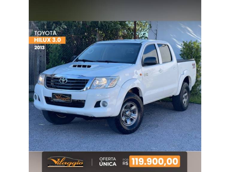 TOYOTA - HILUX - 2013/2013 - Branca - R$ 119.900,00